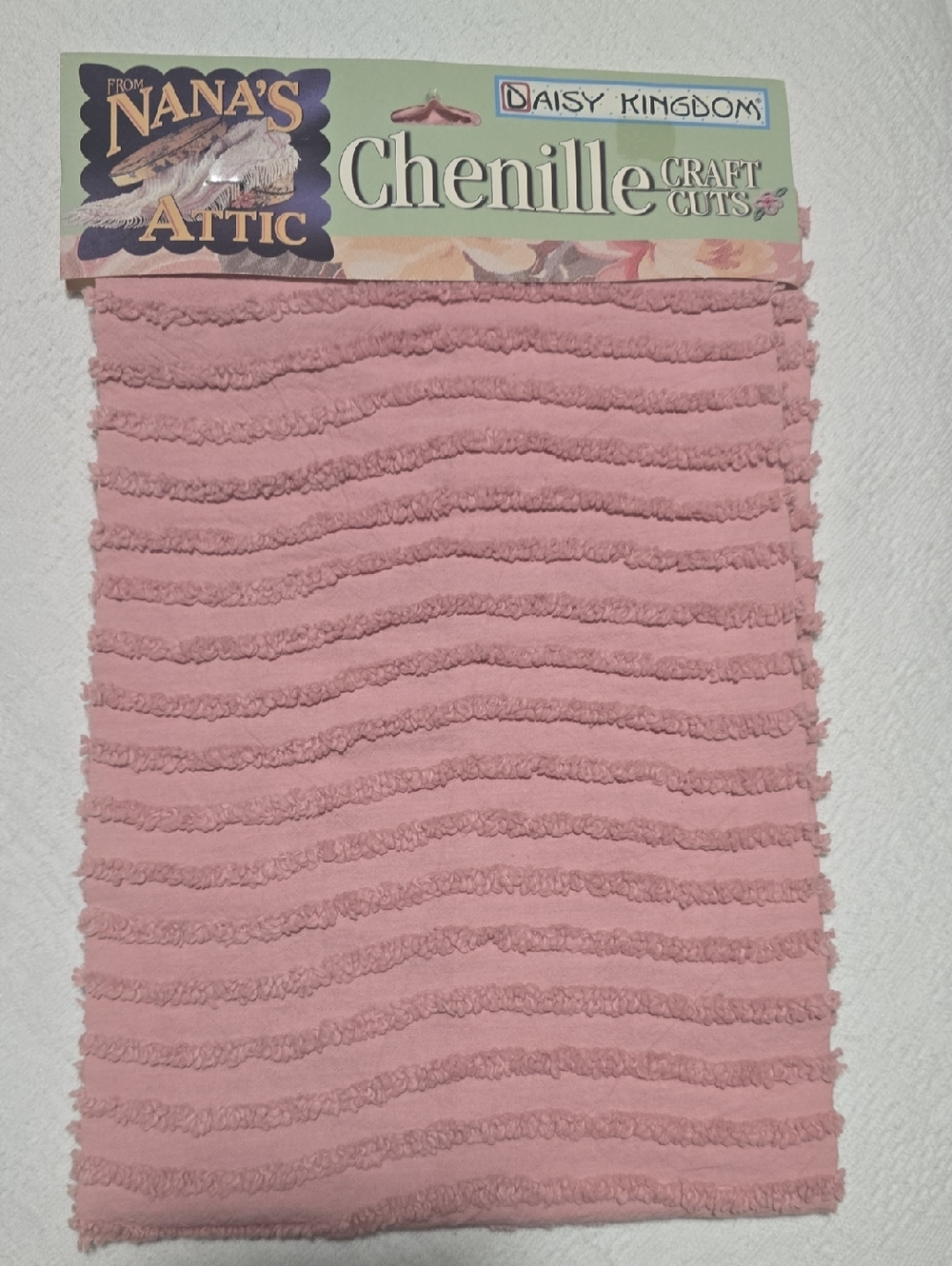 Daisy Kingdom Nana's Attic Pink Chenille Craft Cut